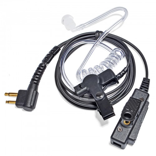 سماعة أذن راديو ثنائية الاتجاه مع ميكروفون PTT سماعة أذن أنبوبية هوائية متوافقة مع Motorola cp040, Hytera Tc508